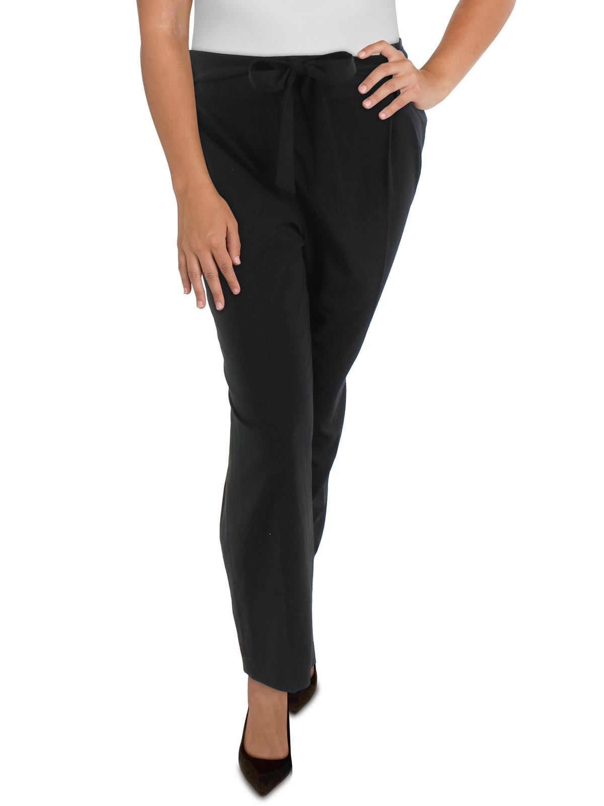 Calvin Klein Women's Square Print Ankle Pants Gray Size 6