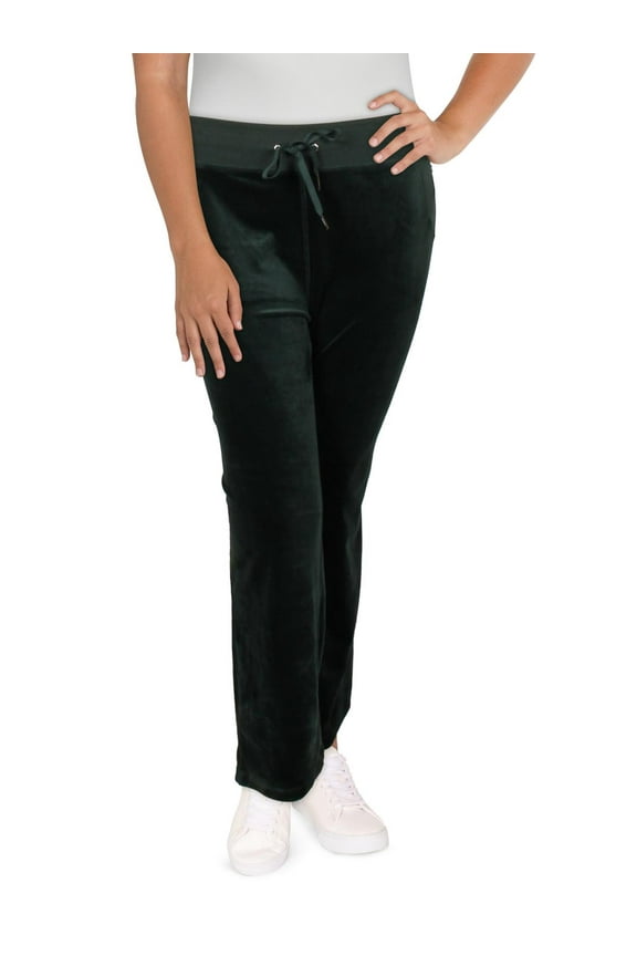 Womens Plus Stretch Pull On Wide Leg Pants