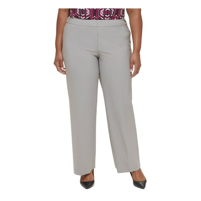 Calvin Klein Womens Plus Suit Separate Office Dress Pants