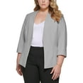 thumbnail image 1 of Calvin Klein Womens Plus Suit Separate Office Wear Open-Front Blazer, 1 of 1