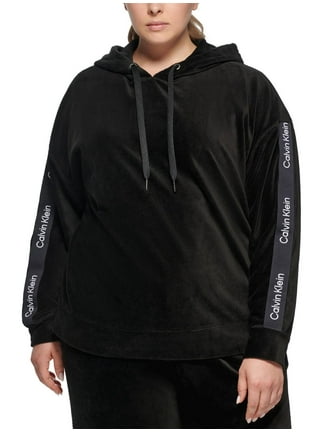 Calvin Klein, Tops, Calvin Klein Performance Womens Plus Size Logo Fleece  Sweatshirt Black X