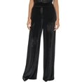 thumbnail image 1 of Calvin Klein Womens Pocket Velvet Wide Leg Pants, 1 of 1