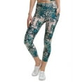 thumbnail image 1 of Calvin Klein Womens Printed High-Waist 7/8 Length Leggings green Size XL MSRP$60, 1 of 3