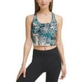 thumbnail image 1 of Calvin Klein Womens Printed Racerback Cropped Tank Top green Size M MSRP $50, 1 of 1