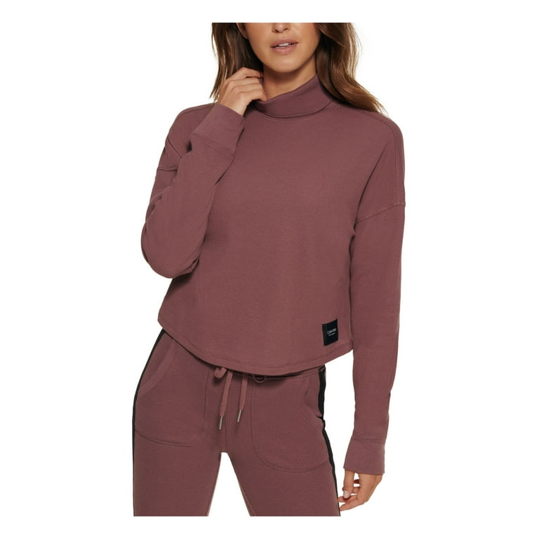 Calvin klein high neck sweatshirt hot sale