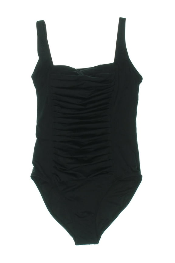 Womens Ruched Adjustable One-Piece Swimsuit