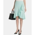 thumbnail image 1 of Calvin Klein Ruffled Pencil Skirt Sea Green 14, 1 of 2