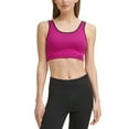 thumbnail image 1 of Calvin Klein Womens Seamless Ribbed Medium Impact Sports Bra, 1 of 5