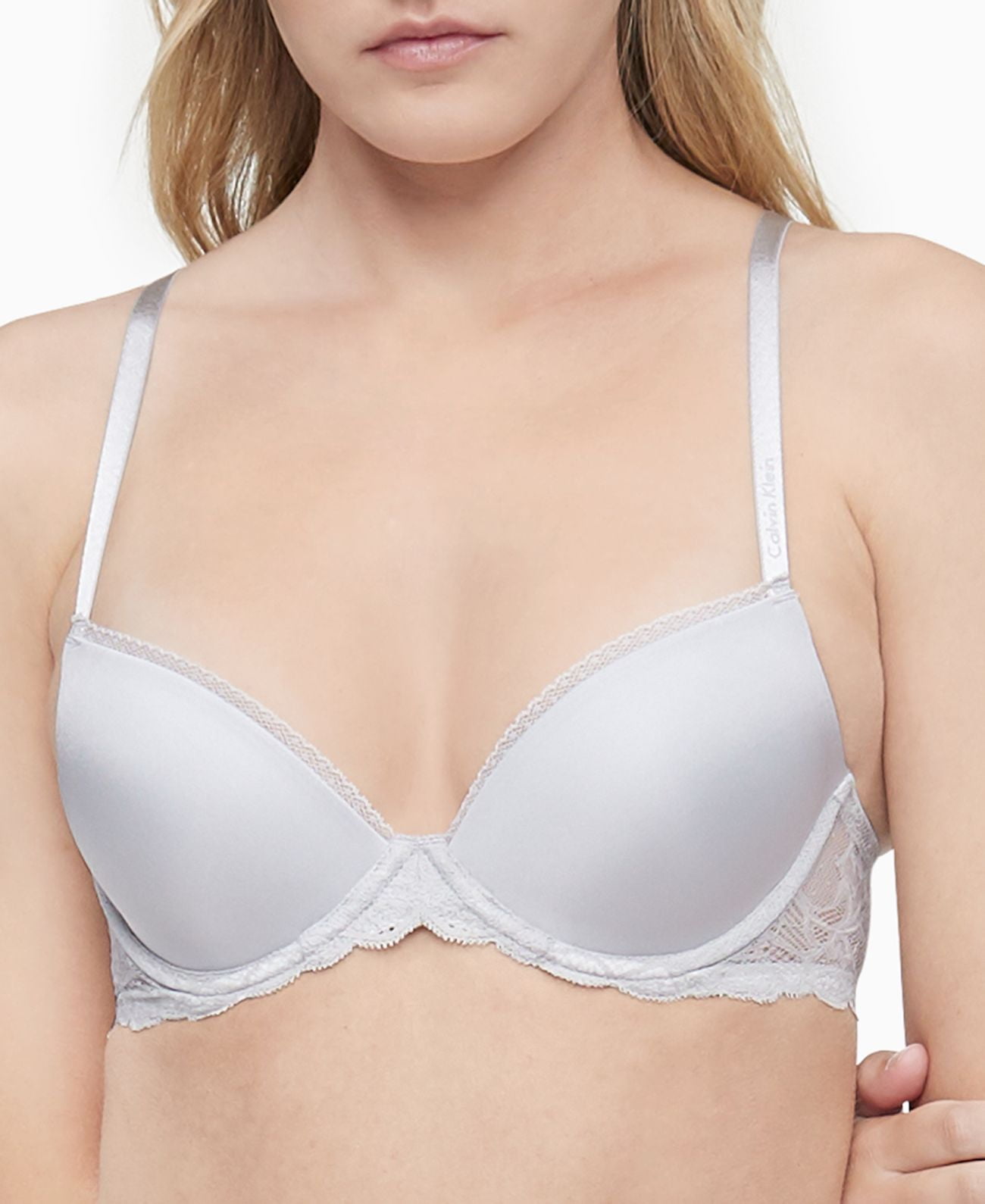 Calvin Klein Seductive Comfort Lace Push-Up Demi Bra