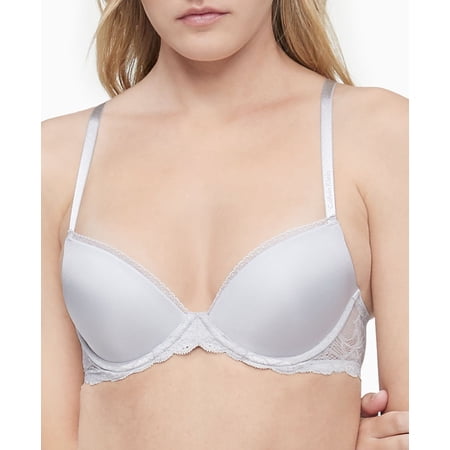 Calvin Klein Womens Seductive Comfort Lace Demi Bra