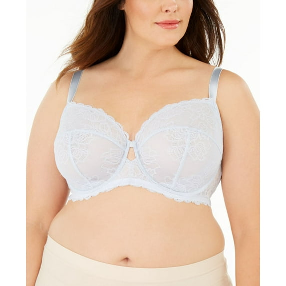 Calvin Klein Womens Seductive Comfort With Lace Full Coverage Bra,Ice Pulp,34D