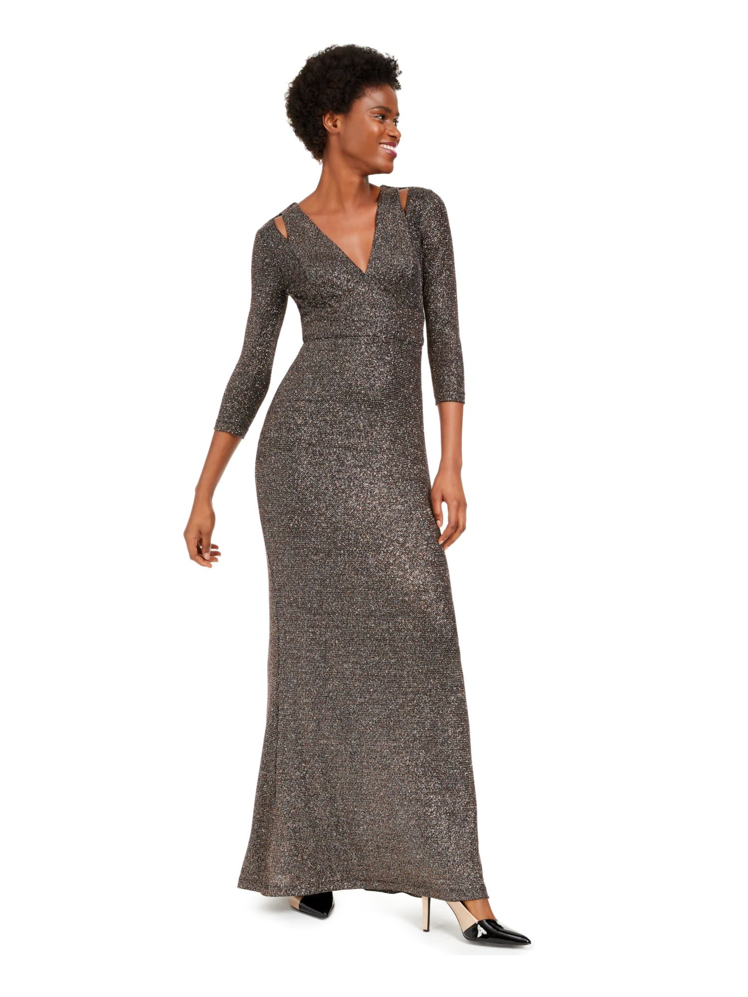 Long Sleeve Calvin Klein Evening Dresses Online | bellvalefarms.com