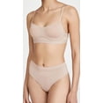 thumbnail image 1 of Calvin Klein Womens Simple One Size High-Waisted Thong Panty One Size Cedar, 1 of 4