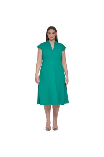 Calvin Klein Plus Size Dresses in Plus Size Dresses | Green - Walmart.com