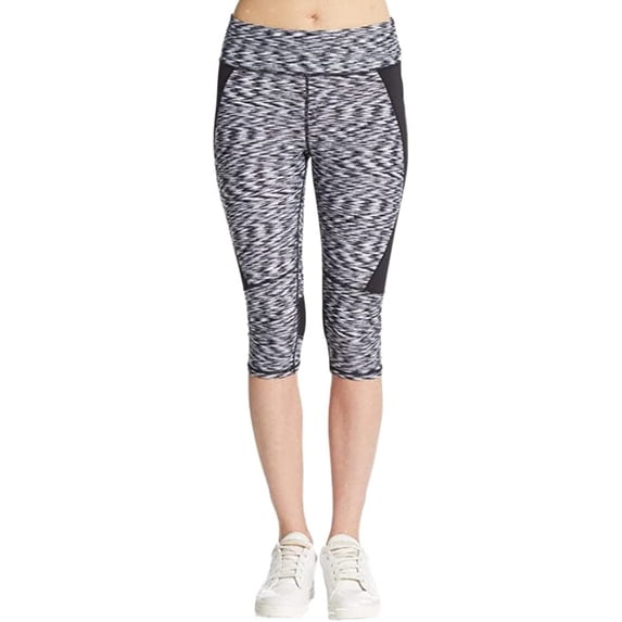 Calvin Klein Womens Space Dyed Capri Leggings;Small