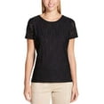 thumbnail image 1 of Calvin Klein Women's Stretch Textured Shirt Black, X-Large, 1 of 2
