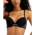 thumbnail image 1 of Calvin Klein Womens Striped Lace Demi Bra;32D, 1 of 1
