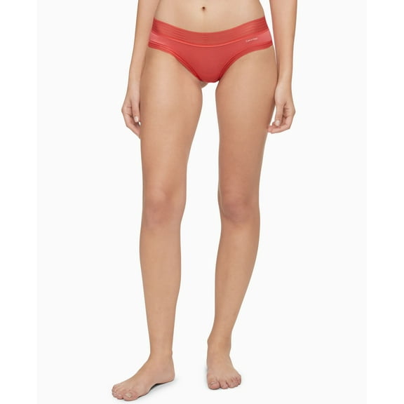 Calvin Klein Womens Striped Waist Hipster Underwear
