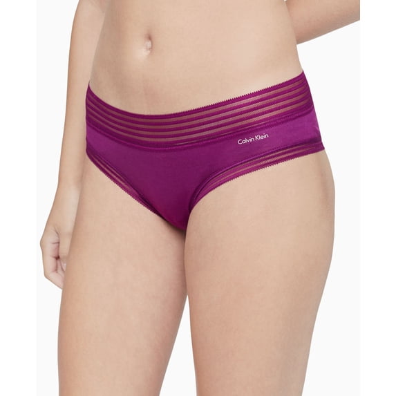 Calvin Klein Womens Striped Waist Hipster