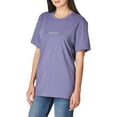 thumbnail image 1 of Calvin Klein Womens Structure Lounge Short Sleeve Crew Neck T-Shirt X-Small Bleached Denim, 1 of 4