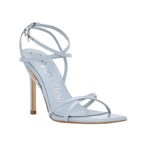Calvin Klein Womens Tegin Ankle Strap Heels