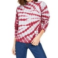 thumbnail image 1 of Calvin Klein Womens Tie Dye Dream Catcher Mock Neck Cropped Sweater, 1 of 3