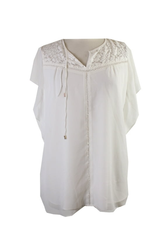 Womens White Studded Front Tank Top S