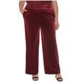 thumbnail image 1 of Calvin Klein Womens Whitney Dress Pants, Red, Plus Size, 20W, 1 of 1