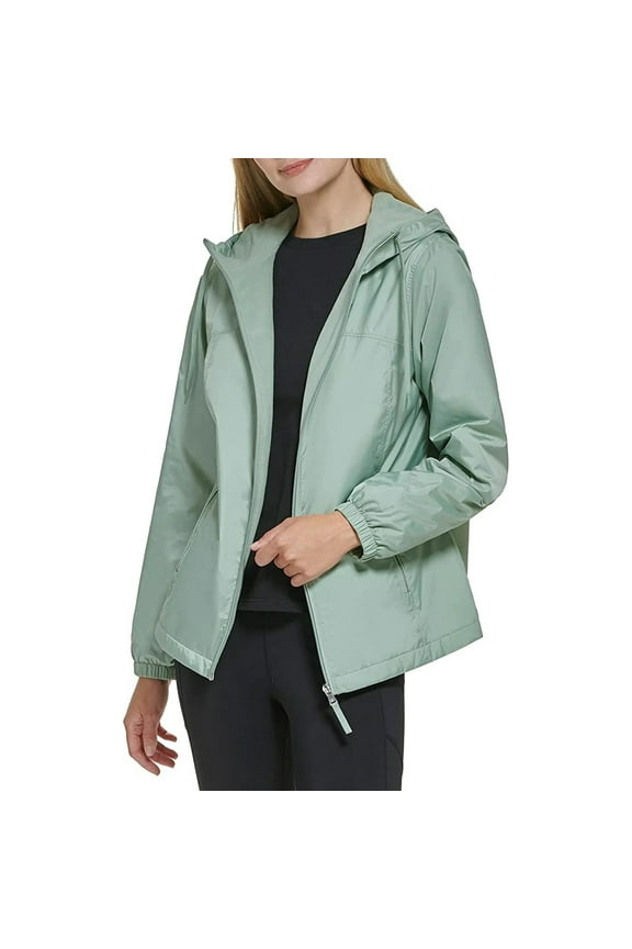 Womens Zip Front Windbreaker