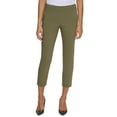 thumbnail image 1 of Calvin Klein X Fit Elastic Back Slim Cropped Pant Caper 2, 1 of 1