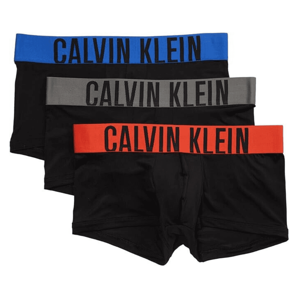 Calvin Klein mens Intense Power 3-pack Low Rise Trunk, Multi
