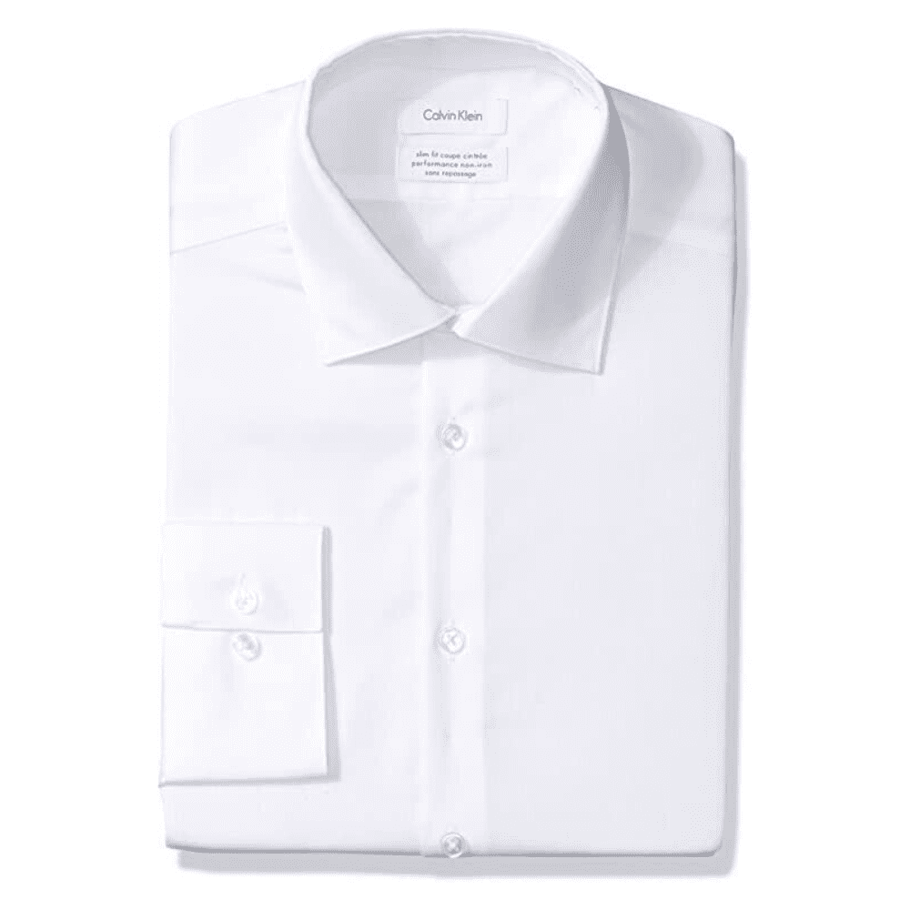 Camicia Abito Uomo Kirkland Signature Traditional Fit Non Iron - Grigio, 16.5 32/33