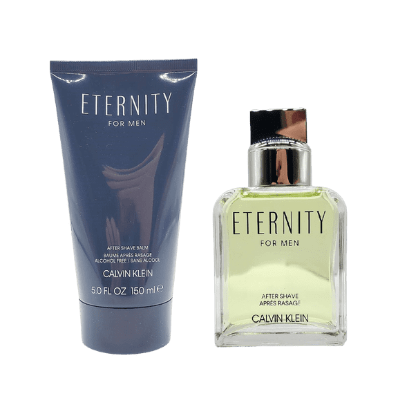 Calvin Klein Eternity for Men 2-PC Set: 3.4 oz After Shave Splash + 5.0 oz After Shave Balm