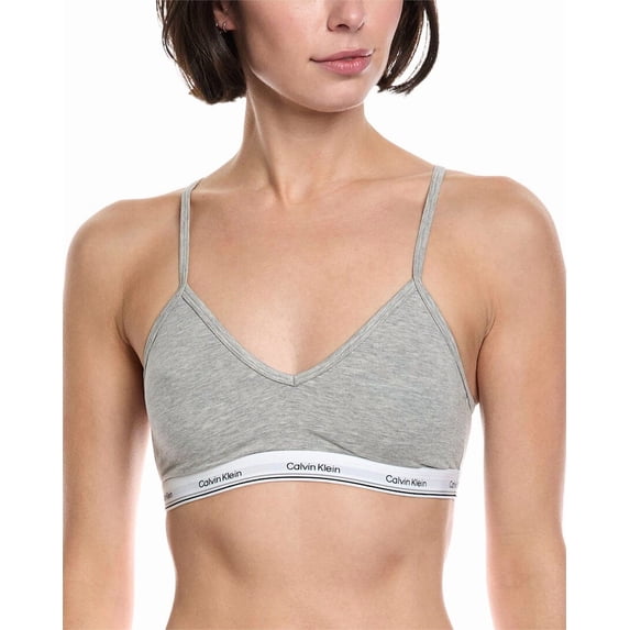 Calvin Klein womens Bralette, m, Gray