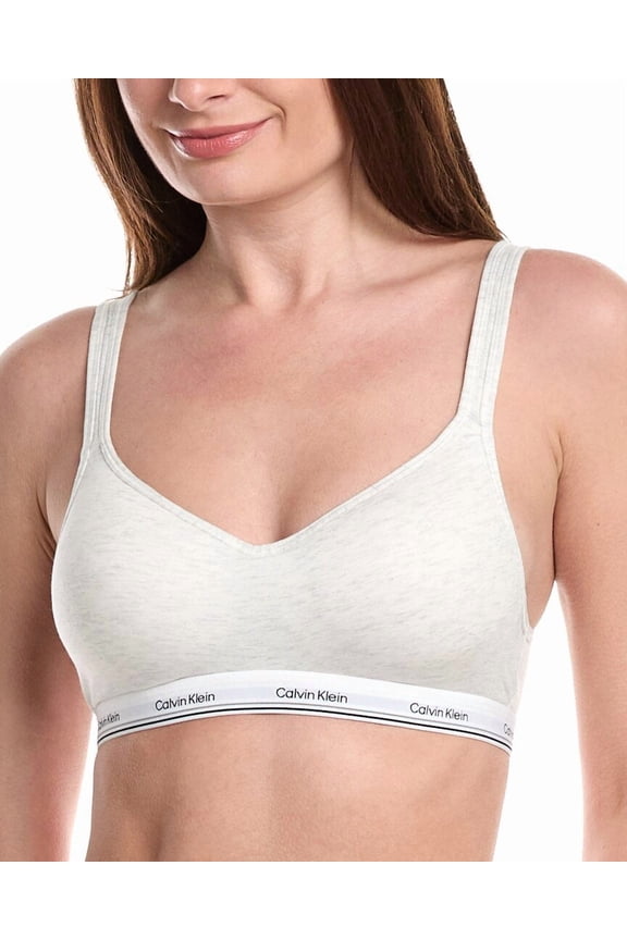 womens Wire Free Bra, l, White