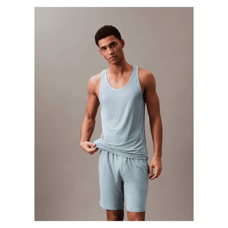 Calvin Klien Ultra Soft Modern Lounge Sleep Tank Clemente Teal Large Walmart