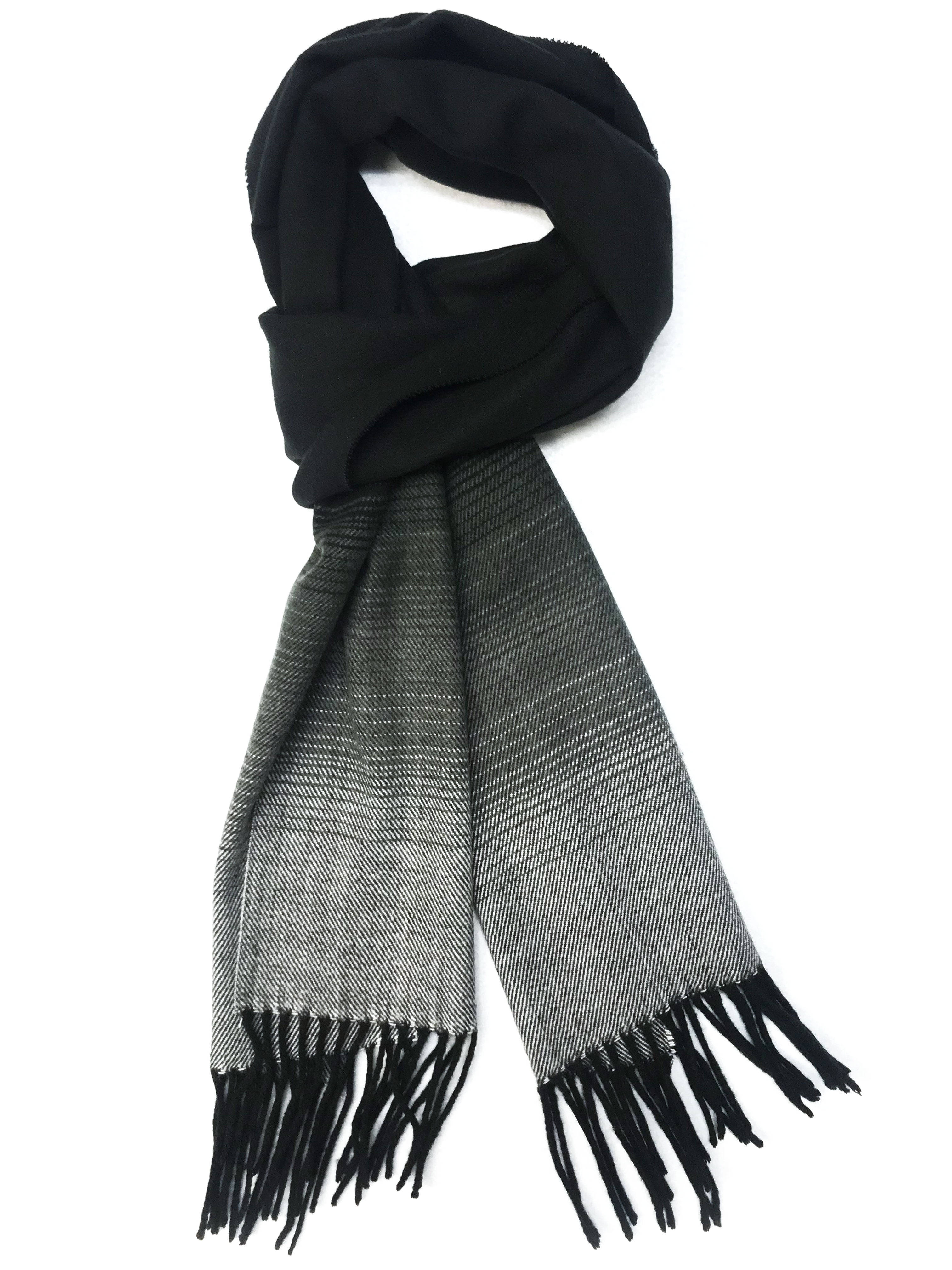 Calvin Olivia Cashmere Feel Scarf Soft Winter Ombre Nova Buffalo Tartan