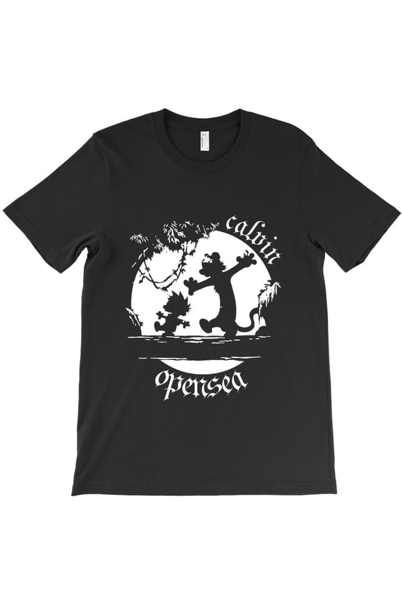 Calvin Opensea Funny NFT Marketplace Graphic Novelty Art Design - Top Pick H36052 Unisex T-Shirt, Up to 5XL Available