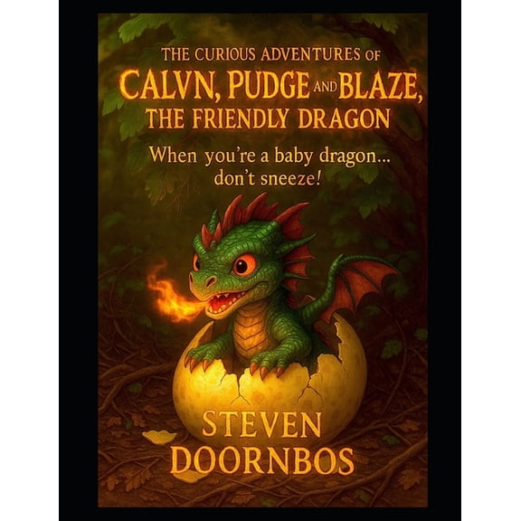 Calvin, Pudge and Blaze, the Friendly Dragon Fun filled suspense for kids of all ages.: When you're a baby dragon.., (Paperback)