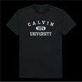 thumbnail image 1 of Calvin University Knights Distressed Arch College T-Shirt, Black - 2XL, 1 of 1
