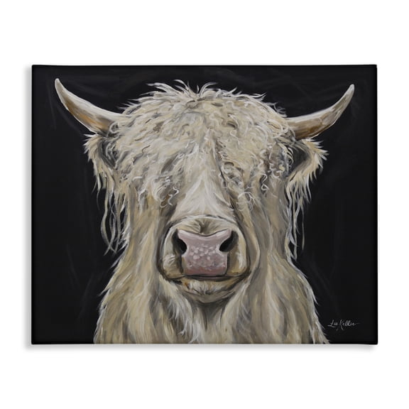 Stupell Industries Calvin the Highland Cattle Canvas Wall Art, design by Lee Keller