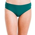 thumbnail image 1 of Calypsa Women's and Women's Plus Hipster Bikini Bottom with Center-back Ruching Detail, 1 of 3