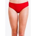 thumbnail image 1 of Calypsa Women's and Women's Plus Hipster Bikini Bottom with Center-back Ruching Detail, 1 of 10