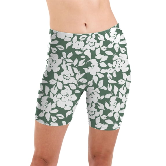 Calypsa Women's and Women's Plus Mid-Thigh Swim Shorts