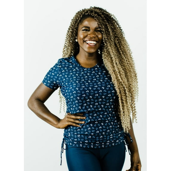 Calypsa Women's and Women's Plus Nina Nursing and Maternity Swim Top