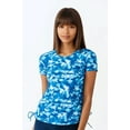 thumbnail image 1 of Calypsa Women's and Women's Plus Short Sleeve Adele Swim Top, 1 of 11