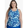 thumbnail image 1 of Calypsa Women's and Women's Plus Tankini Maya Swim Top, 1 of 11