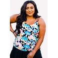 thumbnail image 1 of Calypsa Women's and Women's Plus Tankini Maya Swim Top, 1 of 10