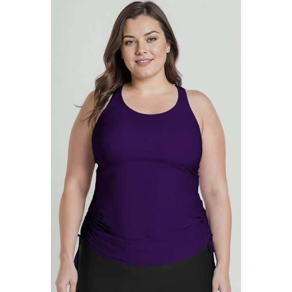 Calypsa Women's and Women's Plus Tankini Maya Swim Top