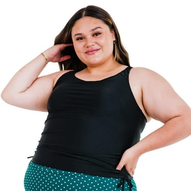 Calypsa Women's and Women's Plus Tankini Maya Swim Top